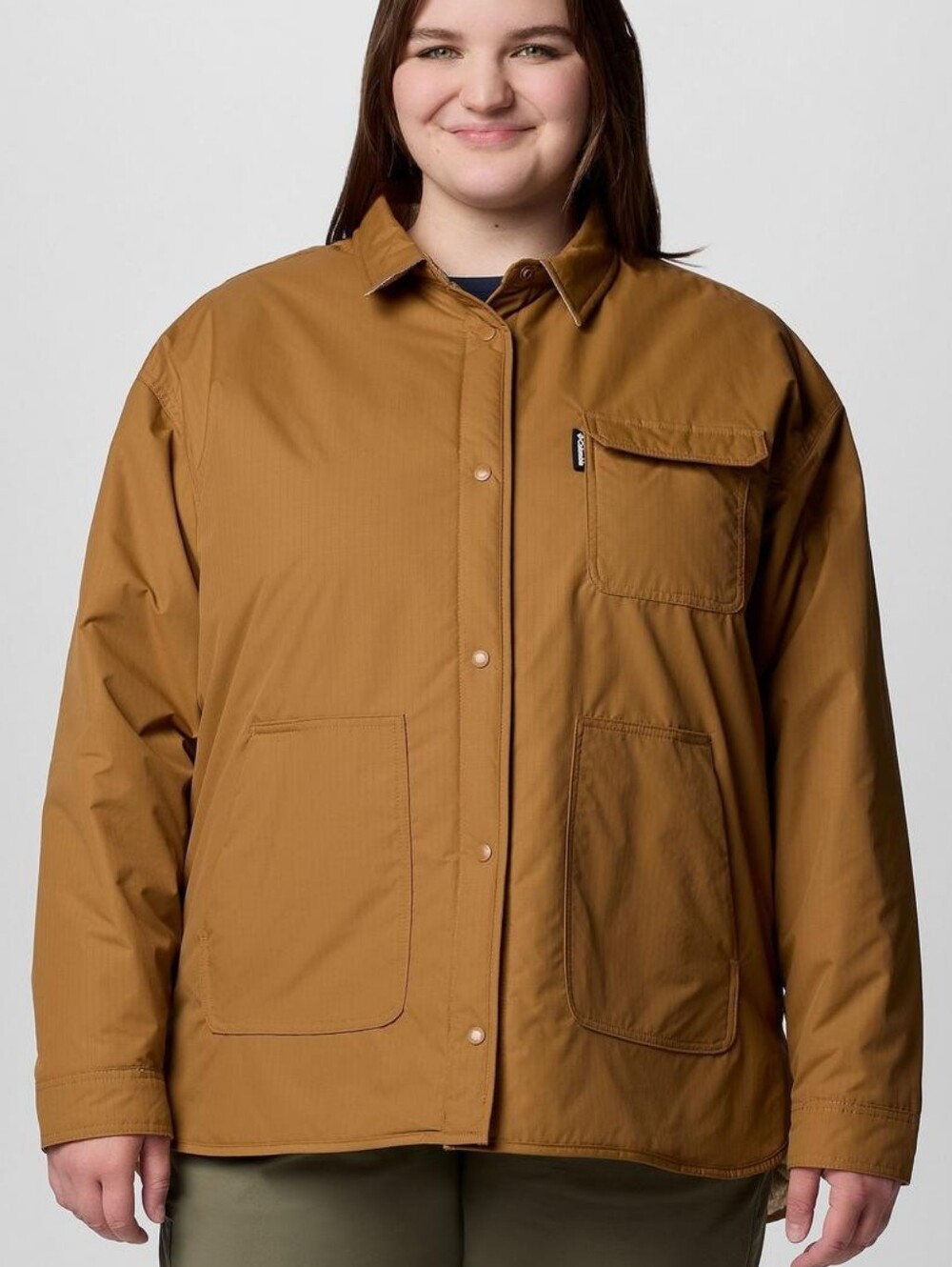 NWT Columbia Longhorn Ridge Reversible Insulated Utility Shirt Jacket 3X